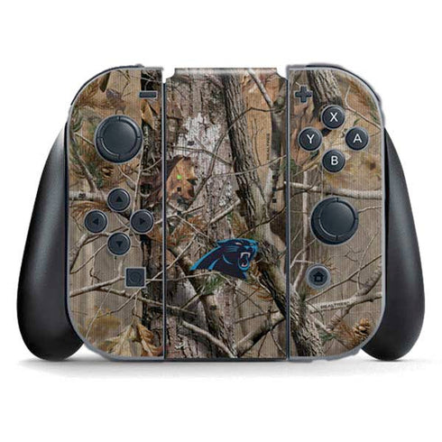 NFL Carolina Panthers Realtree AP Camo Nintendo Switch (2017-2021) Joy-Con Controller Skin