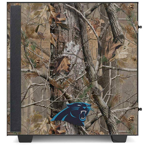 NFL Carolina Panthers Realtree AP Camo NZXT H510 Compact ATX Mid-Tower Case Skin