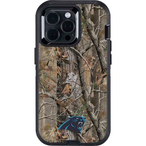 NFL Carolina Panthers Realtree AP Camo Otterbox Defender iPhone Skin