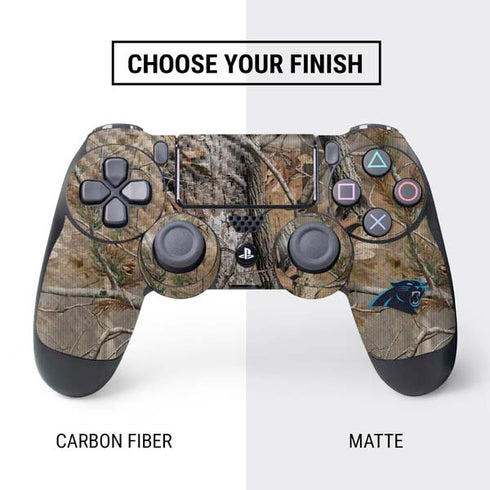 NFL Carolina Panthers Realtree AP Camo PS4 Controller Skin