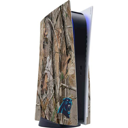 NFL Carolina Panthers Realtree AP Camo PS5 Console Skin