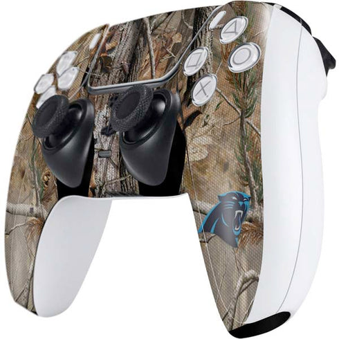 NFL Carolina Panthers Realtree AP Camo PS5 Controller Skin