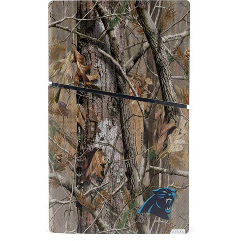 NFL Carolina Panthers Realtree AP Camo PS5 Slim Digital Edition Console Skin