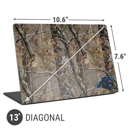 NFL Carolina Panthers Realtree AP Camo Universal Laptop 13in (10.6 x 7.6in) Skin