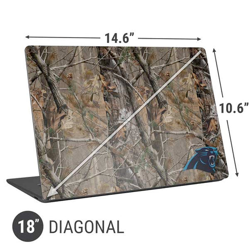 NFL Carolina Panthers Realtree AP Camo Universal Laptop 18in (14.6 x 10.6in) Skin