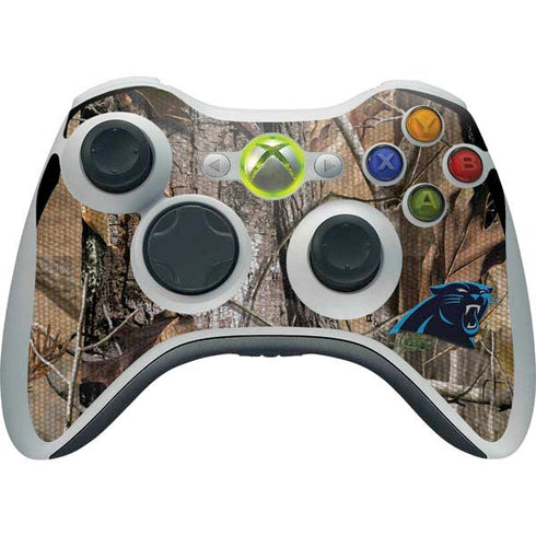 NFL Carolina Panthers Realtree AP Camo Xbox 360 Wireless Controller Skin