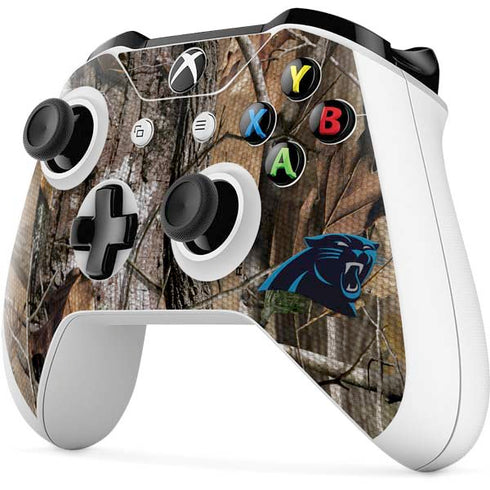 NFL Carolina Panthers Realtree AP Camo Xbox One S Controller Skin
