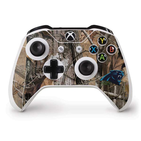 NFL Carolina Panthers Realtree AP Camo Xbox One S Controller Skin