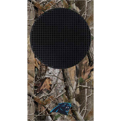 NFL Carolina Panthers Realtree AP Camo Xbox Series S Console Skin