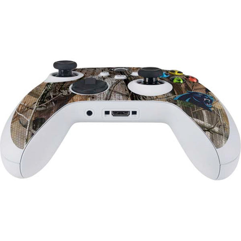 NFL Carolina Panthers Realtree AP Camo Xbox Series S Controller Skin