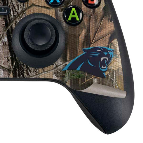 NFL Carolina Panthers Realtree AP Camo Xbox Series X Controller Skin