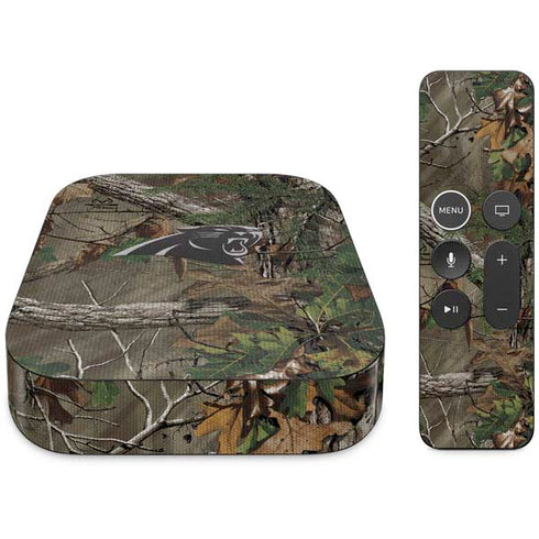NFL Carolina Panthers Realtree Xtra Green Camo Apple TV Skin