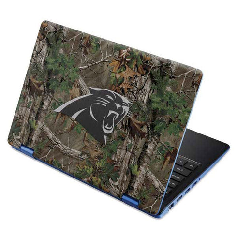NFL Carolina Panthers Realtree Xtra Green Camo Aspire R11 11.6in Skin
