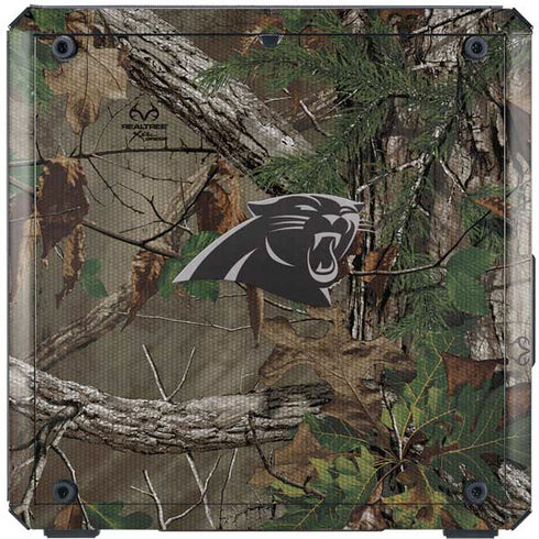 NFL Carolina Panthers Realtree Xtra Green Camo Cooler Master MasterBox Q300L Mini Tower Skin