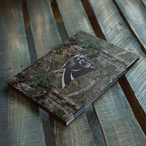 NFL Carolina Panthers Realtree Xtra Green Camo HP Envy Skin
