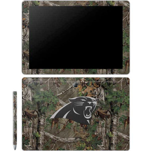 NFL Carolina Panthers Realtree Xtra Green Camo Galaxy Book 12in Skin