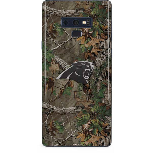 NFL Carolina Panthers Realtree Xtra Green Camo Galaxy Note 9 Skin