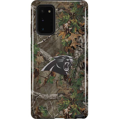 NFL Carolina Panthers Realtree Xtra Green Camo Galaxy Note20 5G Pro Case