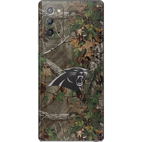 NFL Carolina Panthers Realtree Xtra Green Camo Galaxy Note20 5G Skin