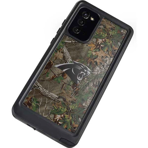 NFL Carolina Panthers Realtree Xtra Green Camo Galaxy Note20 5G Waterproof Case