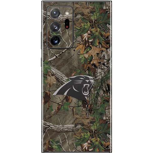 NFL Carolina Panthers Realtree Xtra Green Camo Galaxy Note20 Ultra 5G Skin