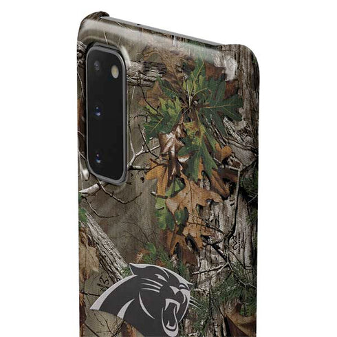 NFL Carolina Panthers Realtree Xtra Green Camo Galaxy S20 Lite Case