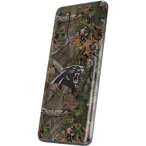 NFL Carolina Panthers Realtree Xtra Green Camo Galaxy S20 Skin