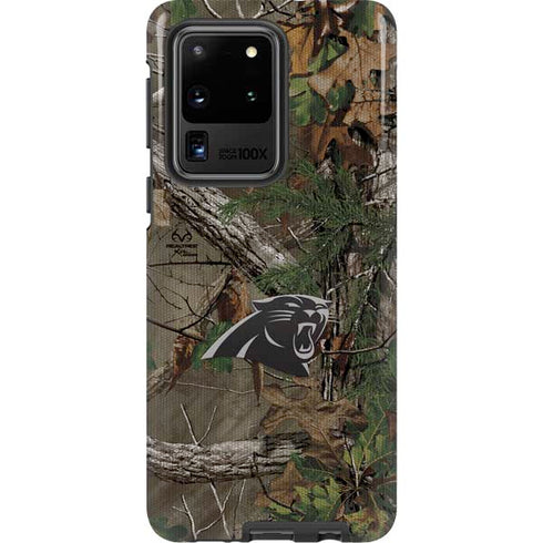 NFL Carolina Panthers Realtree Xtra Green Camo Galaxy S20 Ultra 5G Pro Case