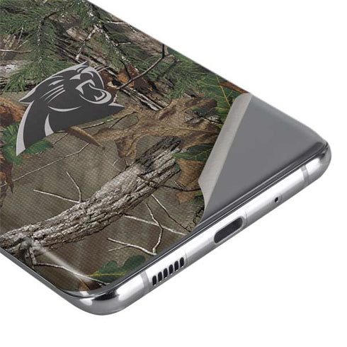 NFL Carolina Panthers Realtree Xtra Green Camo Galaxy S20 Ultra 5G Skin