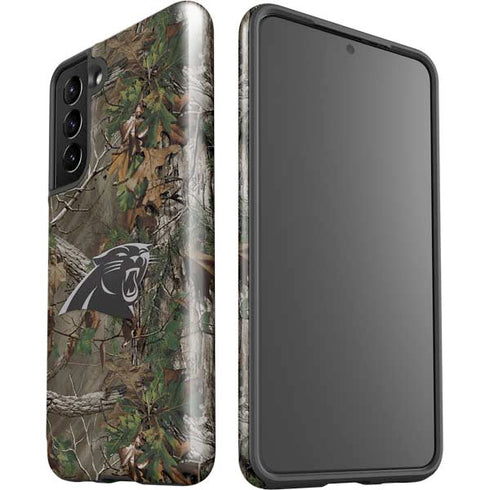 NFL Carolina Panthers Realtree Xtra Green Camo Galaxy S21 5G Pro Case