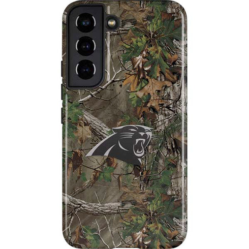 NFL Carolina Panthers Realtree Xtra Green Camo Galaxy S22 Pro Case