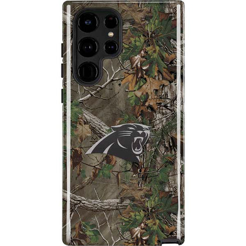 NFL Carolina Panthers Realtree Xtra Green Camo Galaxy S22 Ultra Pro Case