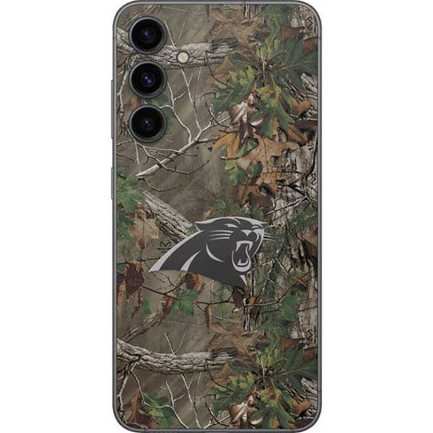 NFL Carolina Panthers Realtree Xtra Green Camo Galaxy S23 FE Skin