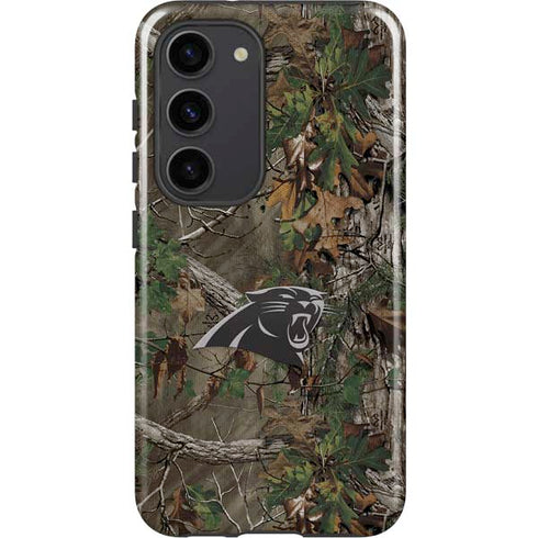 NFL Carolina Panthers Realtree Xtra Green Camo Galaxy S23 Pro Case