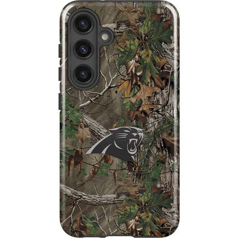 NFL Carolina Panthers Realtree Xtra Green Camo Galaxy S24 Impact Case