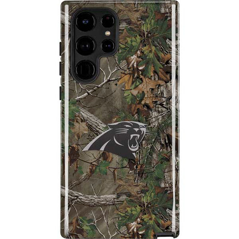 NFL Carolina Panthers Realtree Xtra Green Camo Galaxy S24 Ultra Impact Case