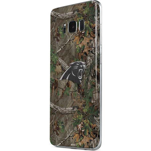 NFL Carolina Panthers Realtree Xtra Green Camo Galaxy S8 Plus Skin