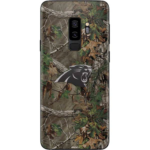 NFL Carolina Panthers Realtree Xtra Green Camo Galaxy S9 Plus Skin