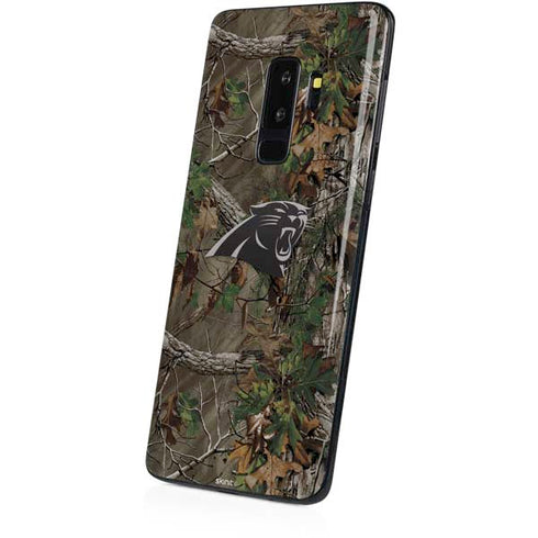 NFL Carolina Panthers Realtree Xtra Green Camo Galaxy S9 Plus Skin