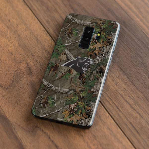 NFL Carolina Panthers Realtree Xtra Green Camo Galaxy S9 Plus Skin