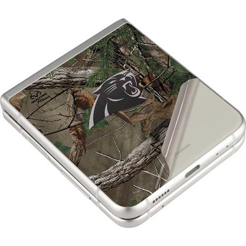 NFL Carolina Panthers Realtree Xtra Green Camo Galaxy Z Flip3 5G Skin