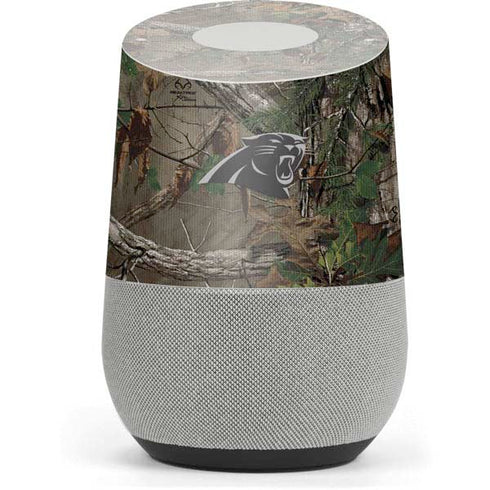NFL Carolina Panthers Realtree Xtra Green Camo Google Home Skin