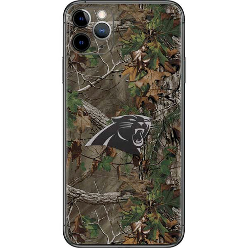 NFL Carolina Panthers Realtree Xtra Green Camo iPhone 11 Pro Max Skin