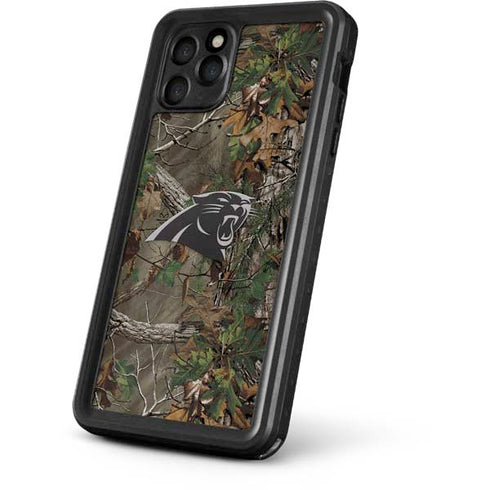 NFL Carolina Panthers Realtree Xtra Green Camo iPhone 11 Pro Max Waterproof Case