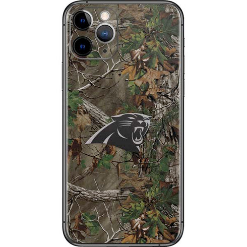 NFL Carolina Panthers Realtree Xtra Green Camo iPhone 11 Pro Skin
