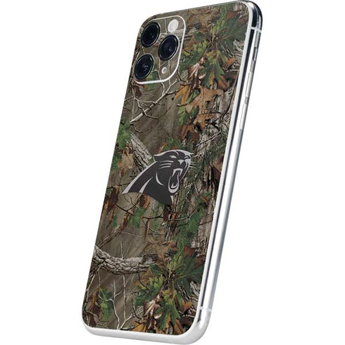 NFL Carolina Panthers Realtree Xtra Green Camo iPhone 11 Pro Skin