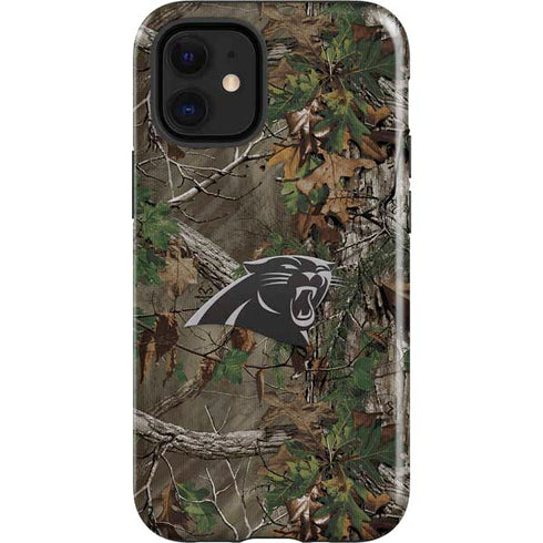 NFL Carolina Panthers Realtree Xtra Green Camo iPhone 12 Mini Impact Case