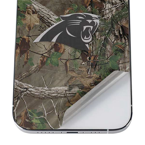 NFL Carolina Panthers Realtree Xtra Green Camo iPhone 12 Pro Max Skin
