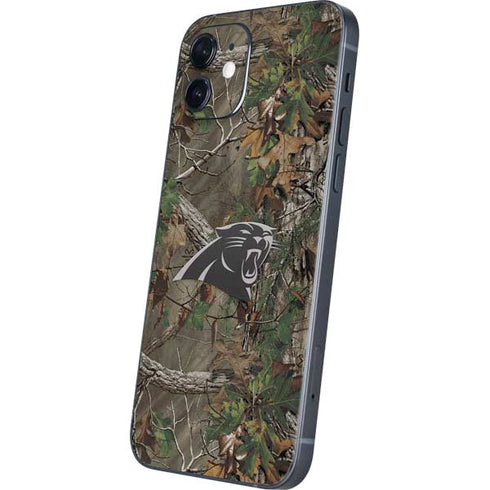 NFL Carolina Panthers Realtree Xtra Green Camo iPhone 12 Skin