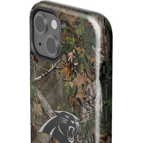 NFL Carolina Panthers Realtree Xtra Green Camo iPhone 15 Impact Case